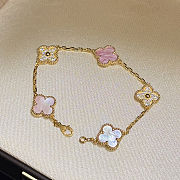 Van Cleef & Arpels natural pink mother-of-pearl bracelet  - 1