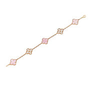 Van Cleef & Arpels natural pink mother-of-pearl bracelet  - 3