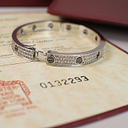 Cartier Black Nail Bangle with Diamonds - 4