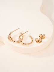 Tiffany & Co. Knot earrings with rhinestone - 5