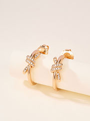 Tiffany & Co. Knot earrings with rhinestone - 3