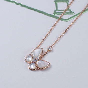 VCA Marquise Butterfly Necklace 