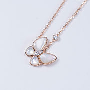 VCA Marquise Butterfly Necklace  - 5
