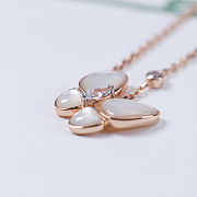 VCA Marquise Butterfly Necklace  - 4