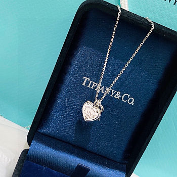 Tiffany & Co. Open Your Heart Key Love Necklace