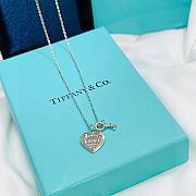 Tiffany & Co. Open Your Heart Key Love Necklace - 5