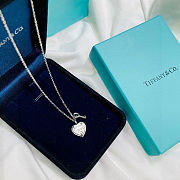 Tiffany & Co. Open Your Heart Key Love Necklace - 4
