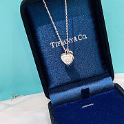 Tiffany & Co. Open Your Heart Key Love Necklace - 2