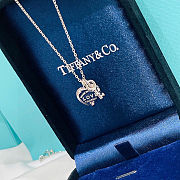 Tiffany & Co. Open Your Heart Key Love Necklace - 3