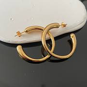 Saint Laurent brass gold-plated earrings  - 6
