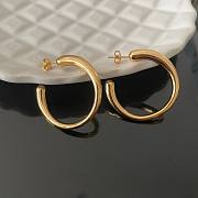 Saint Laurent brass gold-plated earrings  - 5