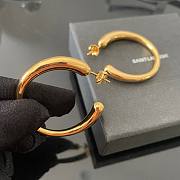 Saint Laurent brass gold-plated earrings  - 2