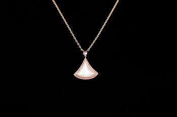 Bulgari 2022 Qixi Festival Special Edition - Pink Diamond Mini Dress Necklace