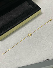 VCA mini light gold clover bracelet - 4