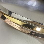 Cartier New Diamond-Set Tricolor Three-Band Bangle - 6