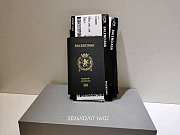 Balenciaga Long black passport 2 tickets wallet 21*12.4*2 cm - 2