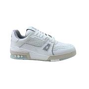 Louis Vuitton Trainer White Grey Signature 1A8WAY - 1
