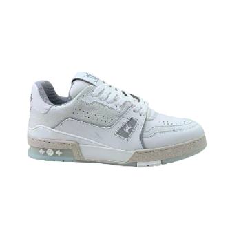 Louis Vuitton Trainer White Grey Signature 1A8WAY