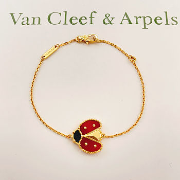 Van Cleef Arpel Latest New Gold Ladybug Bracelet