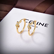 Celine's new gold knotted earrings - 6