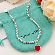Tiffany's Latest Red Heart Silver Bracelet - 3