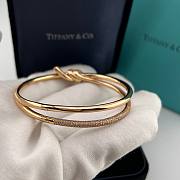 Tiffany & Co. rose gold knot double-loop bracelet - 6