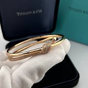 Tiffany & Co. rose gold knot double-loop bracelet - 2