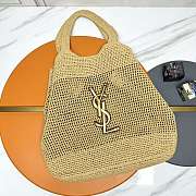 YSL Icare Raffia Beach Bag Size 58 x 47 x 8 cm - 1