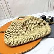 YSL Icare Raffia Beach Bag Size 58 x 47 x 8 cm - 3