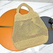 YSL Icare Raffia Beach Bag Size 58 x 47 x 8 cm - 5
