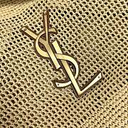YSL Icare Raffia Beach Bag Size 58 x 47 x 8 cm - 6
