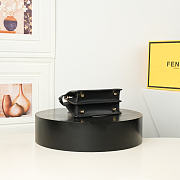 Fendi Peekaboo I see u black handbag 20cm - 6