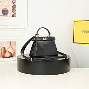 Fendi Peekaboo I see u black handbag 20cm - 5