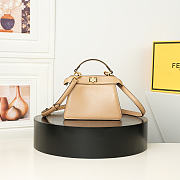 Fendi Peekaboo I see u Honey Beige handbag 20cm - 1