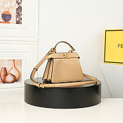 Fendi Peekaboo I see u Honey Beige handbag 20cm - 2