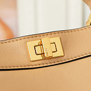 Fendi Peekaboo I see u Honey Beige handbag 20cm - 4