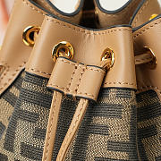 Fendi Mon Tresor bucket bag – FF canvas (Zucca) 10x12x18cm - 2