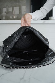 Chanel 22 black silver Handbag size 39x42x8cm - 4