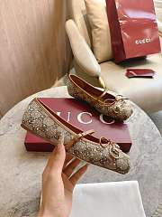 Women's GG crystal Gucci Horsebit ballet flat  - 6