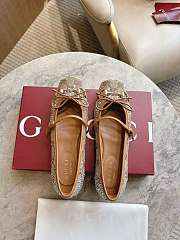 Women's GG crystal Gucci Horsebit ballet flat  - 3