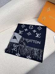 Louis Vuitton scarf classic Monogram pattern 186 x 34 cm - 5