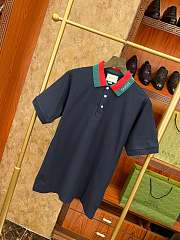 Gucci Short-sleeved polo shirt Dark navy - 5