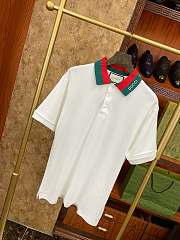 Gucci Short-sleeved polo shirt white - 1