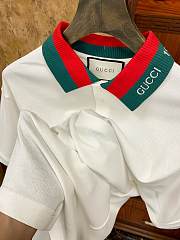 Gucci Short-sleeved polo shirt white - 6