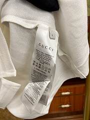 Gucci Short-sleeved polo shirt white - 4