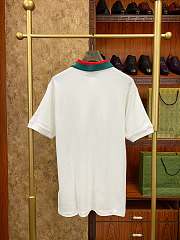 Gucci Short-sleeved polo shirt white - 3