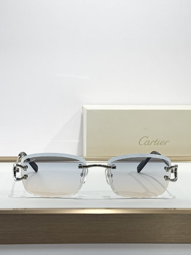 Cartier diamond-cut sunglasses - 1