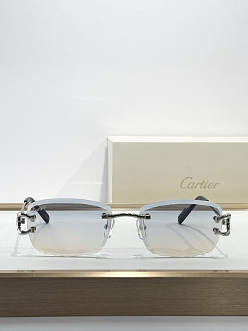 Cartier diamond-cut sunglasses