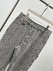 LV brand new all-over print jeans - 6