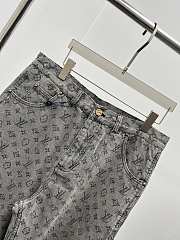 LV brand new all-over print jeans - 5